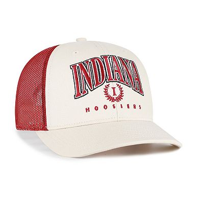 Men's '47 Natural Indiana Hoosiers Drawbridge Trucker Adjustable Hat