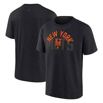 Men's Fanatics New York Mets Black Out Heavyweight T-Shirt
