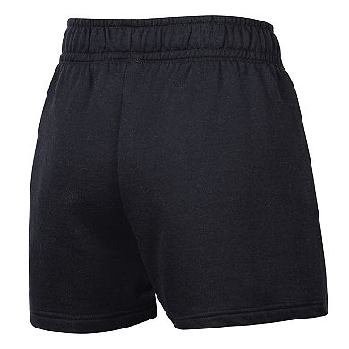 Women's Champion Black Oregon Ducks Powerblend Elastic Waist Shorts