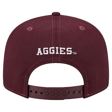 Men's New Era Maroon Texas A&M Aggies Go Team 9FIFTY Snapback Hat