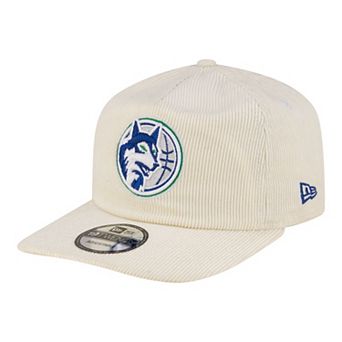 Men's New Era White Minnesota Timberwolves 19TWENTY 80s Chrome Corduroy Adjustable Hat