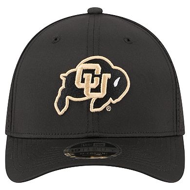 Men's New Era Black Colorado Buffaloes 39THIRTY M-Crown Flex Fit Hat