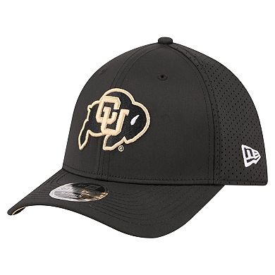 Men's New Era Black Colorado Buffaloes 39THIRTY M-Crown Flex Fit Hat