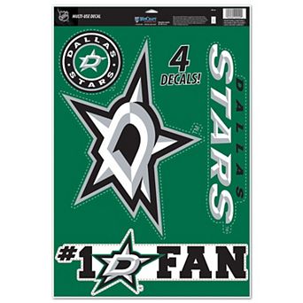 WinCraft Dallas Stars #1 Fan 11" x 17" Multi-Use Decal Sheet