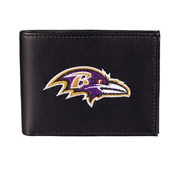 Baltimore Ravens Synthetic Leather Embroidered Bifold Wallet