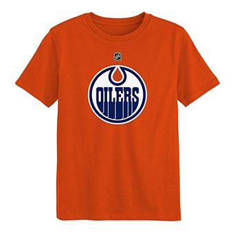 Preschool Outerstuff Orange Edmonton Oilers Primary Logo T-Shirt