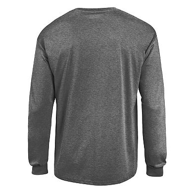 Men's Champion Heather Charcoal Kentucky Wildcats Bold Long-Sleeve T-Shirt