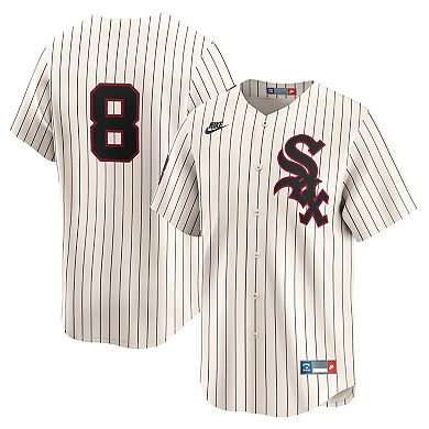 Men's Nike Bo Jackson Cream Chicago White Sox Cooperstown Collection Limited Jersey
