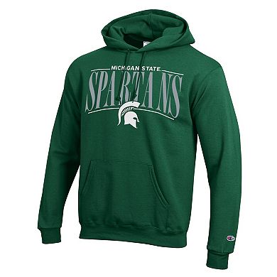 Men's Champion Green Michigan State Spartans Team Pride Powerblend Hoodie