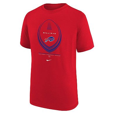 Youth Nike Red Buffalo Bills Icon Legend Dri-FIT T-Shirt