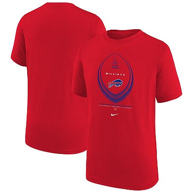 Youth Nike Red Buffalo Bills Icon Legend Dri-FIT T-Shirt