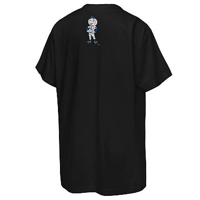 Youth Mitchell & Ness Black New York Mets Big Face Mascot T-Shirt