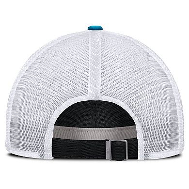 Men's Nike Black Miami Marlins Primetime Club Adjustable Trucker Hat