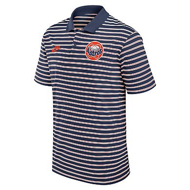 Men's Nike Navy Houston Astros Cooperstown Collection Dri-FIT Victory Striped Polo