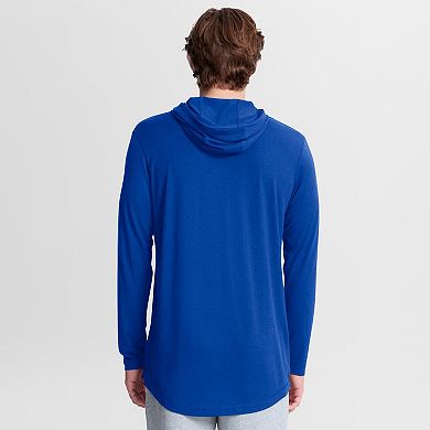 Men's Nike Royal Duke Blue Devils Primetime Arch Tri-Blend Dri-FIT Long Sleeve Hooded T-Shirt