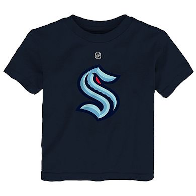 Infant Outerstuff Navy Seattle Kraken Primary Logo T-Shirt