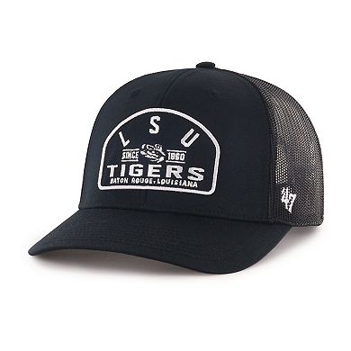 Men's '47 Black LSU Tigers Leland Trucker Adjustable Hat