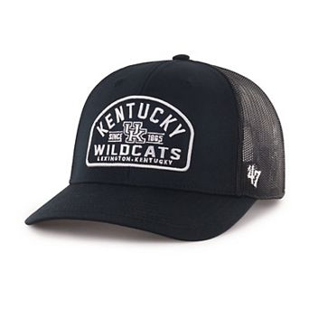 Men's '47 Black Kentucky Wildcats Leland Trucker Adjustable Hat