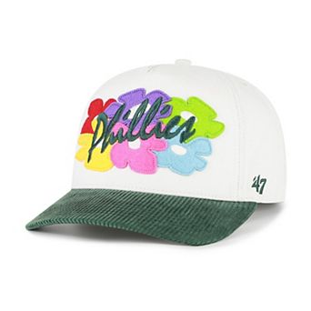 Men's '47 White/Green Philadelphia Phillies Flora Gallery Hitch Adjustable Hat