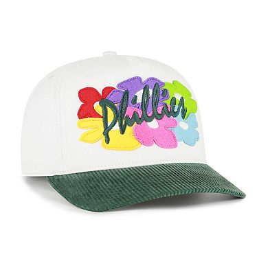 Men's '47 White/Green Philadelphia Phillies Flora Gallery Hitch Adjustable Hat