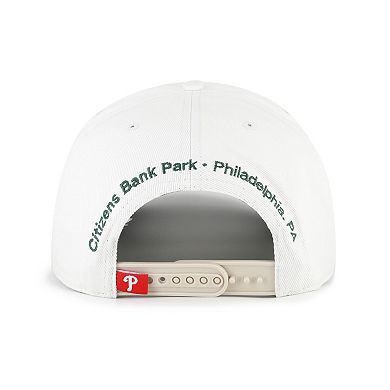 Men's '47 White/Green Philadelphia Phillies Flora Gallery Hitch Adjustable Hat