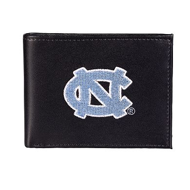 North Carolina Tar Heels Synthetic Leather Embroidered Bifold Wallet