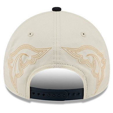 Men's New Era Stone New York Yankees Western Stitch 9FORTY A-Frame Adjustable Hat
