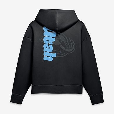 Women's Fanatics Utah Mammoth Blackout Hoodie