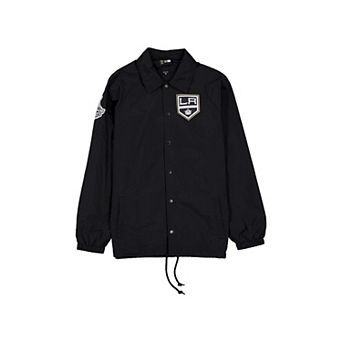 Men's New Era Black Los Angeles Kings Champs Full-Snap Jacket