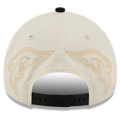 Men's New Era Stone Pittsburgh Pirates Western Stitch 9FORTY A-Frame Adjustable Hat