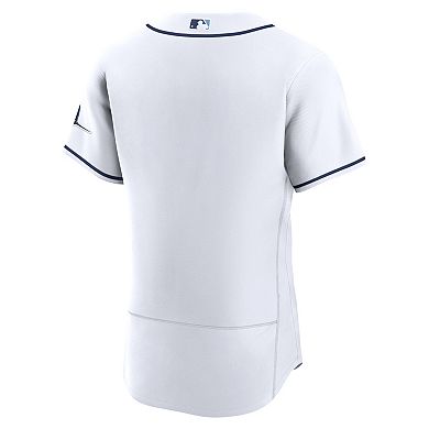 Men's Nike White Tampa Bay Rays Home Authentic Jersey