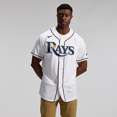 Men's Nike White Tampa Bay Rays Home Authentic Jersey