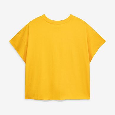 Women's '47 Gold Milwaukee Brewers Plus Size Win Big Oversized Notch-Neck T-Shirt