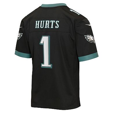 Youth Nike Jalen Hurts Black Philadelphia Eagles Alternate Game Jersey