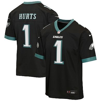 Youth Nike Jalen Hurts Black Philadelphia Eagles Alternate Game Jersey