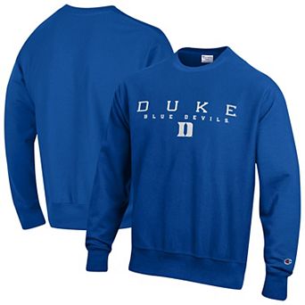 Men's Champion Royal Duke Blue Devils Relentless Reverse Weave Sweatshirt