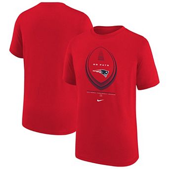 Youth Nike Red New England Patriots Icon Legend Dri-FIT T-Shirt