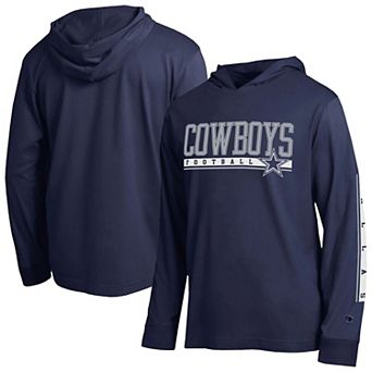 Men's Champion Navy Dallas Cowboys All-Star Hooded T-Shirt