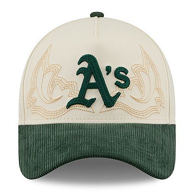 Men's New Era Stone Athletics Western Stitch 9FORTY A-Frame Adjustable Hat