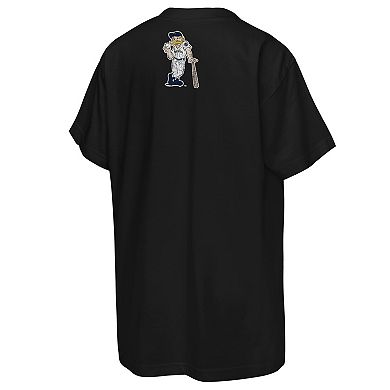 Youth Mitchell & Ness Black Milwaukee Brewers Big Face Mascot T-Shirt