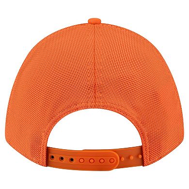 Men's New Era Orange Denver Broncos Floral 9FORTY M-Crown Trucker Adjustable Hat
