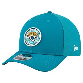 Men's New Era Teal Jacksonville Jaguars Floral 9FORTY M-Crown Trucker Adjustable Hat