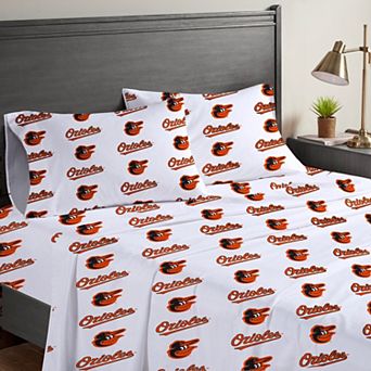 Pegasus Baltimore Orioles Four-Piece Full Sheet Set