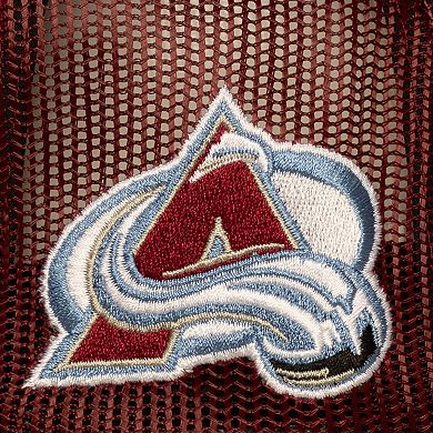 Men's Mitchell & Ness Burgundy Colorado Avalanche Head Coach Trucker Adjustable Hat