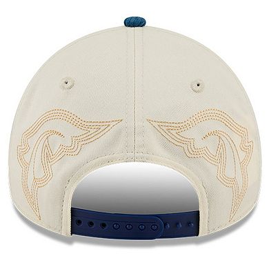 Men's New Era Stone Los Angeles Dodgers Western Stitch 9FORTY A-Frame Adjustable Hat