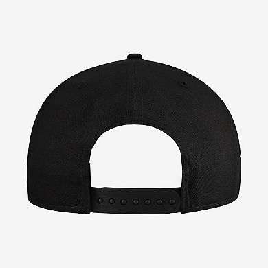 Men's New Era Black San Jose Sharks Team Text Golfer Adjustable Hat