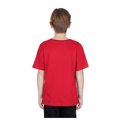 Youth New Era Red Cincinnati Reds Looney Tunes T-Shirt