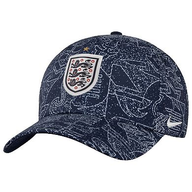Men's Nike Navy England National Team Rise Adjustable Hat