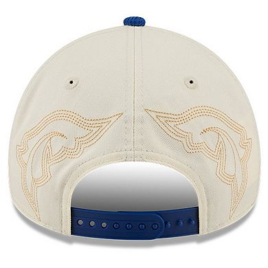Men's New Era Stone Toronto Blue Jays Western Stitch 9FORTY A-Frame Adjustable Hat