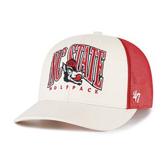 Men's '47 Natural NC State Wolfpack Drawbridge Trucker Adjustable Hat